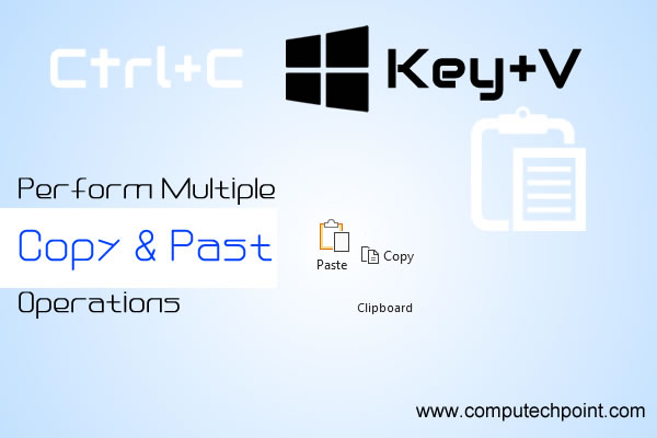 Perform Multiple Copy Operations and Paste Them One by One