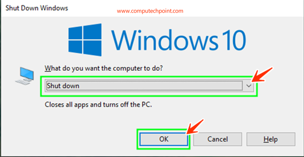 Turn Off Your Computer using Keyboard Shortcut