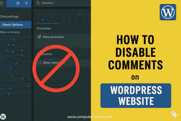Disable comments on wordpress website