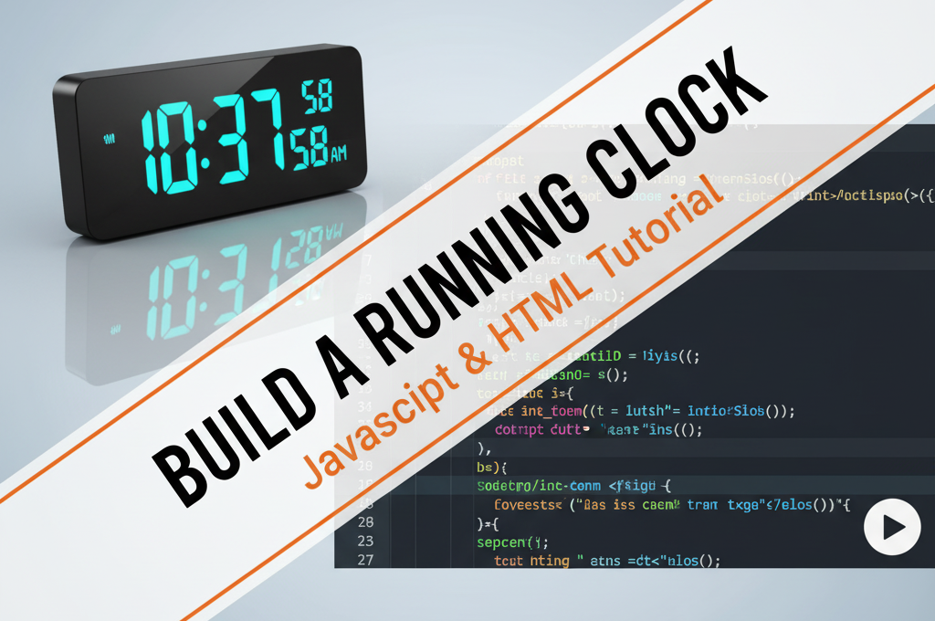 How to create a running Clock using JavaScript and HTML
